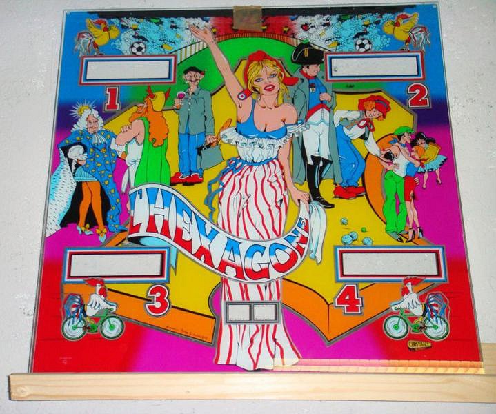L'Hexagone is a pinball machine designed by K.C. Tabart and released in 1985.