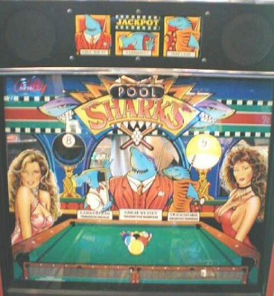 Pool Sharks is a pinball machine designed around a billiards theme, developed by Bally in 1990.