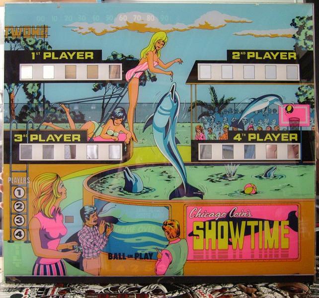 Showtime is an electromechanical pinball machine produced by Chicago Coin in 1974. Known for its engaging gameplay and classic design features typical of the era.