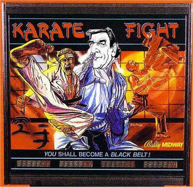 Karate Fight is an arcade game developed by Bally in 1986, featuring hand-to-hand combat inspired by martial arts.