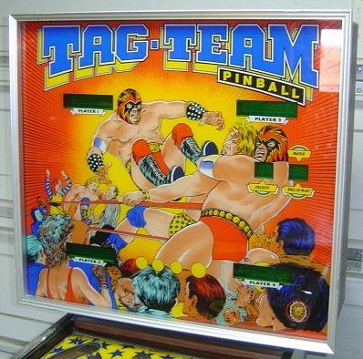Tag-Team Pinball is a wrestling-themed pinball machine released by NSM in 1985.