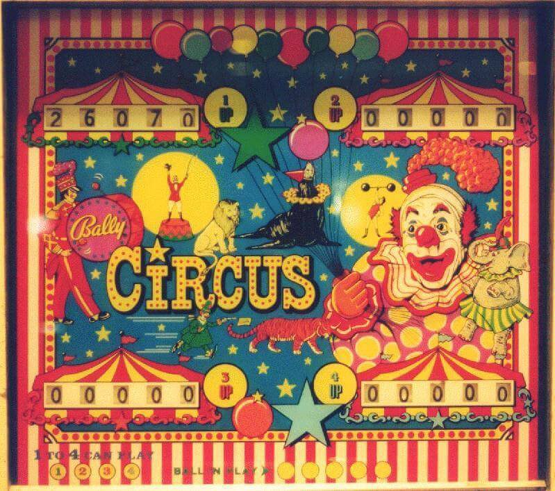 Circus is a classic electromechanical pinball machine developed by Bally Manufacturing Corporation, released in 1973. It features a circus theme with vibrant artwork and engaging gameplay.