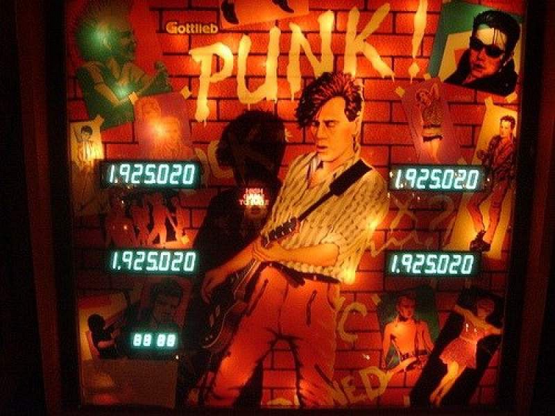 Punk! is a pinball machine designed by Gottlieb and released in 1981, featuring a distinctive punk rock theme.