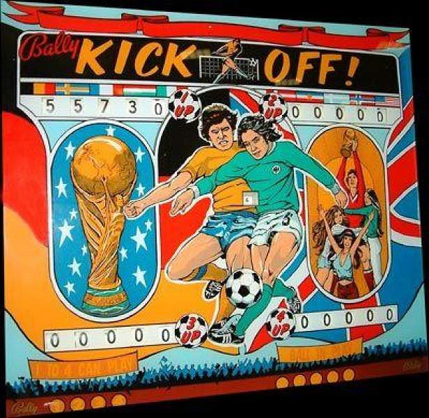 Kick Off is a soccer-themed electromechanical pinball machine released by Bally in 1975.