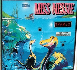 Miss Nessie is a pinball machine released by Sega in 1977. It's known for its unique theme centered around the legendary Loch Ness Monster.