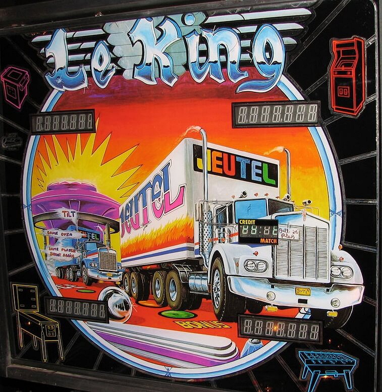 Le King is a classic pinball machine developed by Jeutel, released in 1982, known for its engaging gameplay and attractive design.