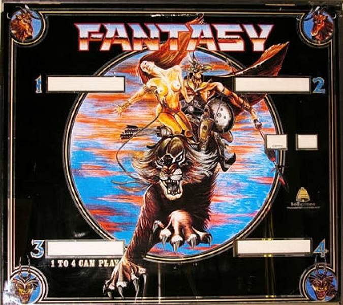 Fantasy is a pinball machine released by Bell Games in 1981. This electromechanical pinball features classic early '80s design elements with a focus on gameplay that captures the imagination.