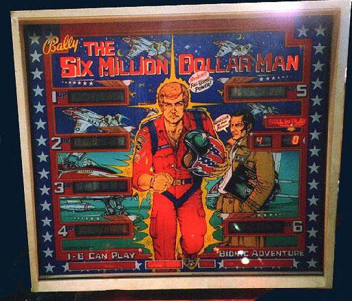 The Six Million Dollar Man is a pinball machine released in 1977 by Bally, based on the television series of the same name. Known for its innovative design and exciting gameplay.