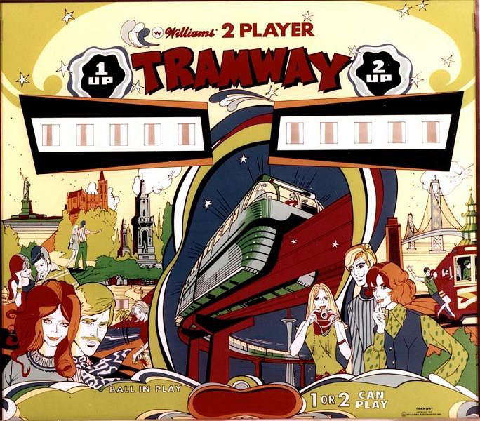 Tramway is a pinball machine released by Williams in 1973. It is a classic electromechanical pinball game known for its unique playfield layout and engaging gameplay.