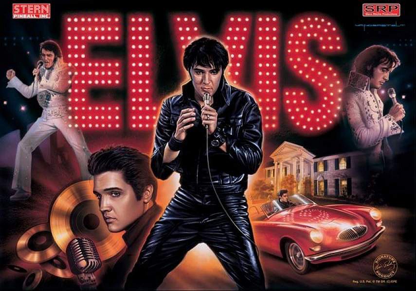 Elvis is a pinball machine released by Stern Pinball in 2004, themed around the life and music of Elvis Presley.