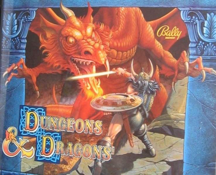 Dungeons & Dragons is a pinball machine released by Bally in 1986. It is themed around the popular tabletop role-playing game and features fantasy elements such as dragons, wizards, and mythical quests.