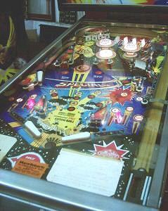 Antares is a pinball machine produced by Nordamatic in 1978. It features a classic design typical of the era.