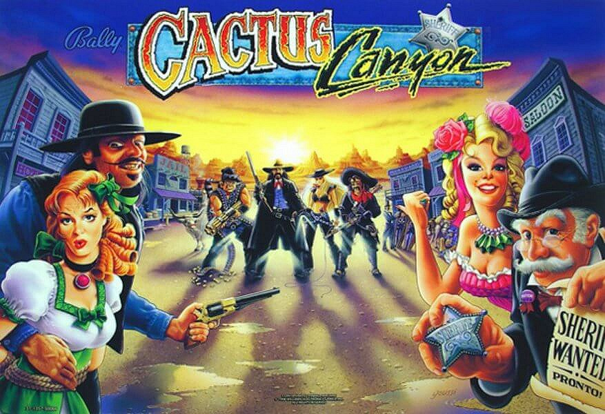 Remake of the classic Cactus Canyon pinball machine, featuring enhanced visuals and modern technology.