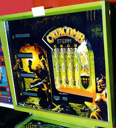 Catacomb is a fantasy-themed pinball machine released by Stern Electronics in 1980. It features unique gameplay with a focus on target shooting and spell casting.