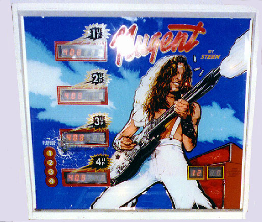 Nugent is a vintage pinball machine produced by Stern Electronics in 1978, themed around the rock musician Ted Nugent.