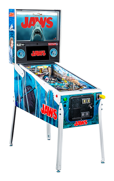 A modern pinball machine with innovative features and captivating design.