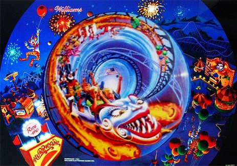 Hurricane is a pinball machine released by Williams in 1991, known for its amusement park theme. It is the third in a series after Comet and Cyclone.