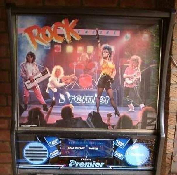 Rock Encore is a pinball machine released by Gottlieb in 1986, featuring a rock music theme.