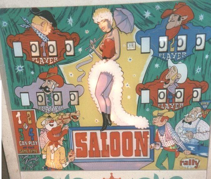 Saloon is a classic pinball machine released by Rally in 1964. It features a Western theme and is known for its unique playfield design that provides an engaging and nostalgic pinball experience.