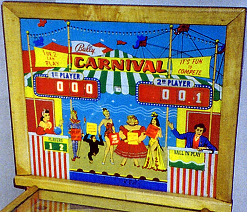 Carnival is a classic pinball machine released by Bally in 1957. It encapsulates the charm of mid-century arcade entertainment with its vibrant art and engaging gameplay.