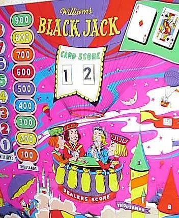 Black Jack is a classic electro-mechanical pinball game released by Williams in 1960, characterized by its simple yet engaging gameplay.
