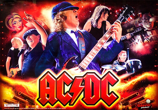 AC/DC (Pro) is a music-themed pinball machine by Stern, featuring classic tracks from the iconic rock band AC/DC.