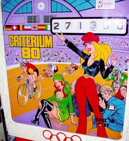 Criterium 80 is a vintage pinball machine produced by Petaco in 1974, known for its classic design and gameplay experience.