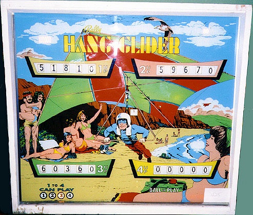 Hang Glider is a vintage electro-mechanical pinball machine produced by Bally, released in 1976. Known for its engaging gameplay and classic Bally design.