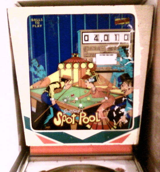 Spot Pool is a classic pinball machine released by Gottlieb in 1976. It features an engaging pool-themed playfield.