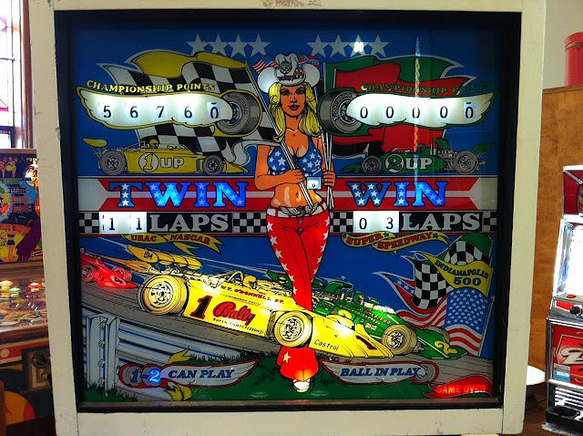 Twin Win is a pinball machine produced by Bally in 1974. It is known for its dynamic gameplay and racing theme.