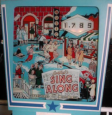 Sing Along is a classic electro-mechanical pinball machine produced by Gottlieb in 1967, popular for its colorful artwork and engaging gameplay. Known for its playful musical theme, it challenges players to hit various targets to complete melodies.