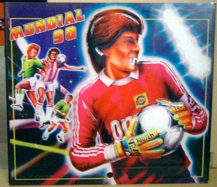 Mundial 90 is a soccer-themed pinball machine released by Inder in 1989. It captures the excitement of a soccer match with its vibrant playfield design and engaging gameplay.