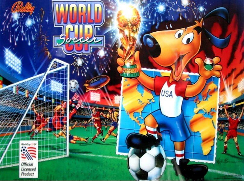 World Cup Soccer is a soccer-themed pinball machine released by Bally in 1994. It features a colorful playfield and exciting gameplay centered around the 1994 FIFA World Cup.