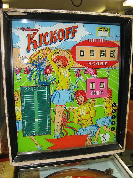 Kickoff is a vintage electro-mechanical pinball machine released by Williams in 1967. The game captures the essence of American football with its thematic elements and gameplay.