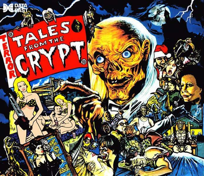 Tales from the Crypt is a horror-themed pinball machine released by Data East in 1992. It is based on the popular HBO television series of the same name, known for its dark humor and horror stories.