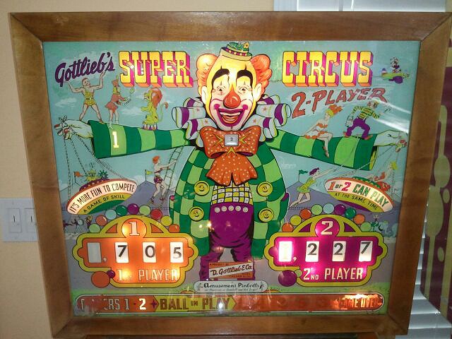 Super Circus is a classic electro-mechanical pinball machine released by Gottlieb in 1957. It features a circus theme with colorful artwork and engaging gameplay.
