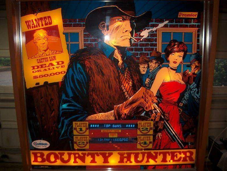 Bounty Hunter is a pinball machine by Gottlieb, released in 1985. It features a Western-themed gameplay experience.