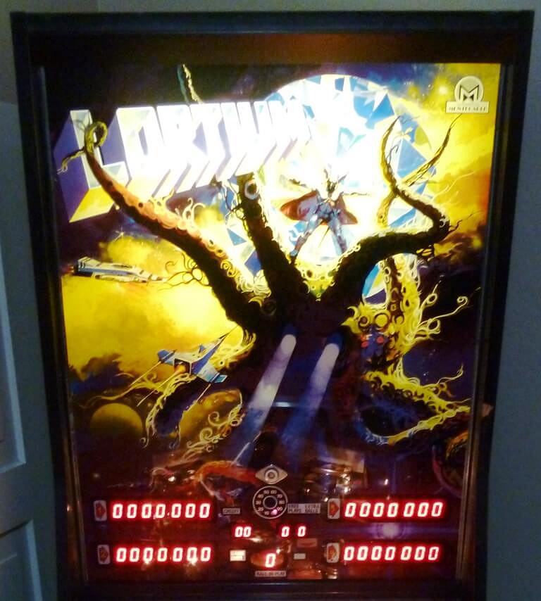 Lortium is a pinball machine manufactured by Juegos Populares in 1986. Known for its classic gameplay and vibrant artwork, this machine offers a nostalgic experience indicative of the 1980s pinball scene.