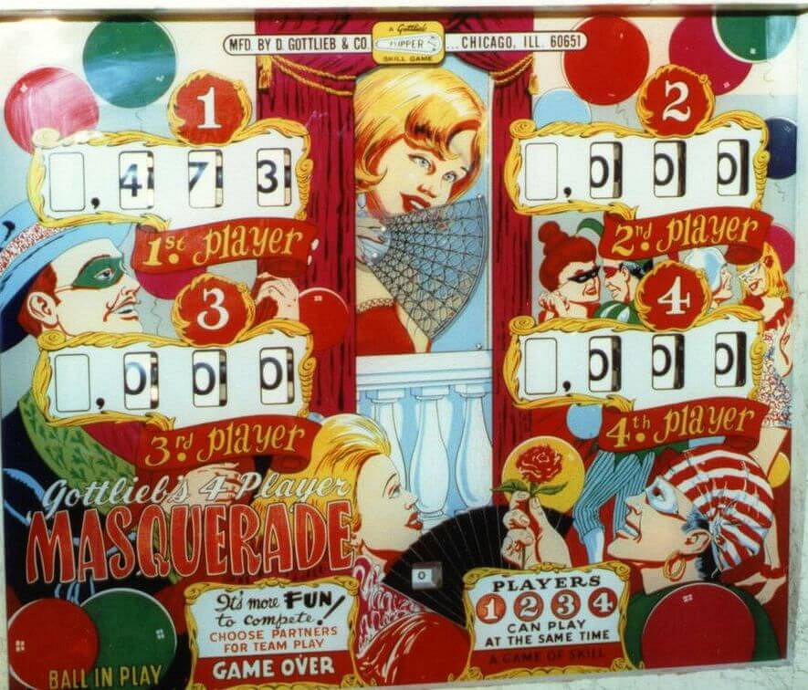 Masquerade is a classic electro-mechanical pinball machine produced by Gottlieb in 1966. Known for its vibrant artwork and engaging gameplay features, it reflects the elegance and complexity of the ballet-inspired theme.