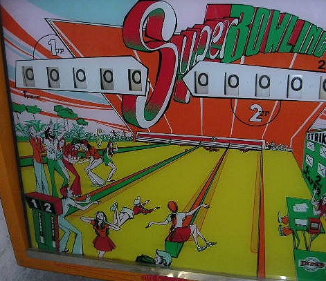 Super Bowling is a vintage electromechanical pinball machine manufactured by Inder in 1973. This machine captures the essence of early arcade pinball games with a unique bowling theme.