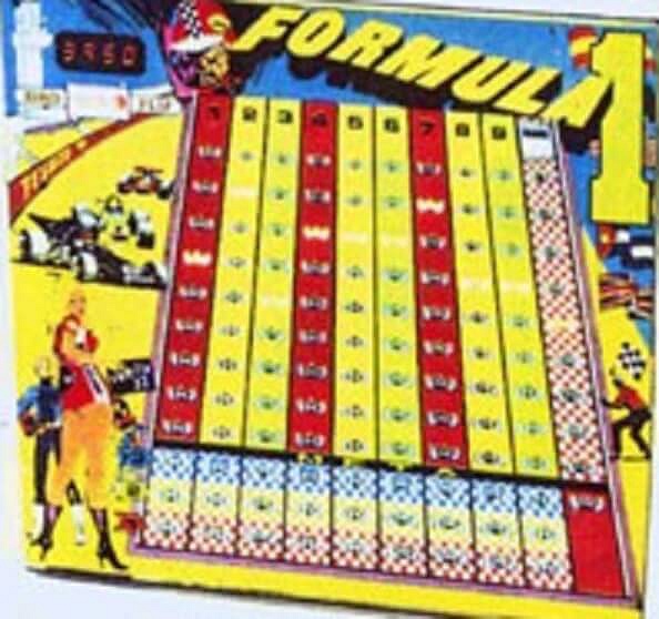 Formula I is a classic pinball machine released by the Spanish manufacturer Recel in 1979. It features a racing theme with graphics and playfield elements inspired by Formula 1 racing.