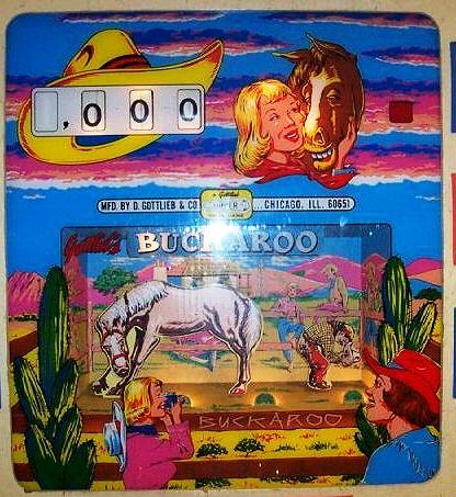Buckaroo is a classic pinball machine created by Gottlieb in 1965, known for its fun cowboy and rodeo theme.