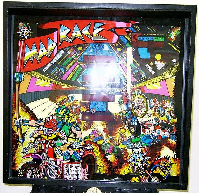 Mad Race is a classic pinball machine developed by Playmatic, released in 1984.