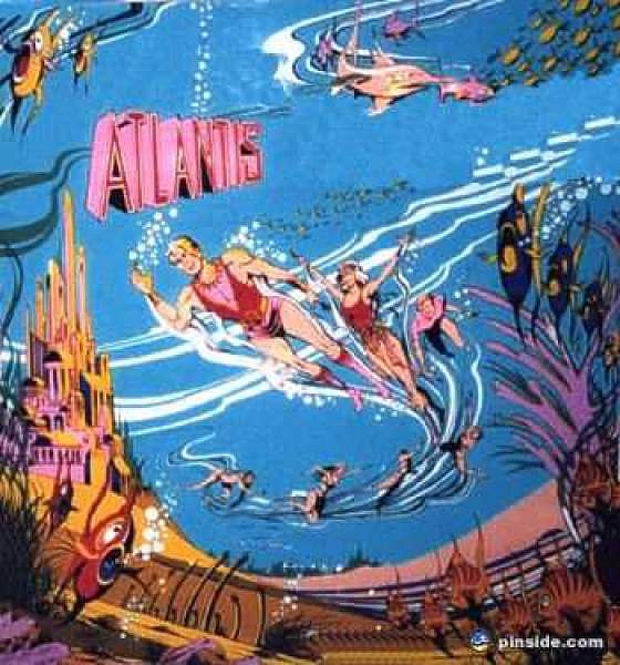 Atlantis is an electromechanical pinball machine produced by Nordamatic, released in 1977. It features a nautical theme with unique artwork and engaging gameplay elements typical of the era.
