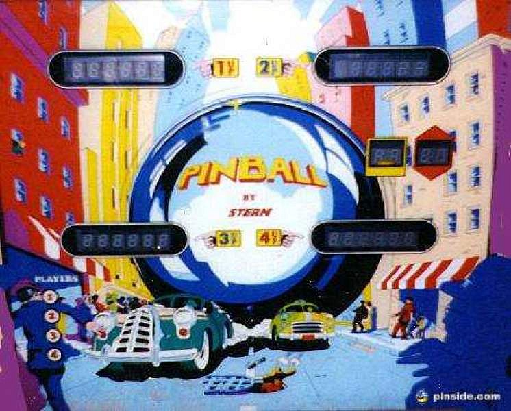 Pinball by Stern Electronics is a classic electromechanical (EM) pinball machine from 1977 featuring traditional gameplay with chimes and basic pinball action.