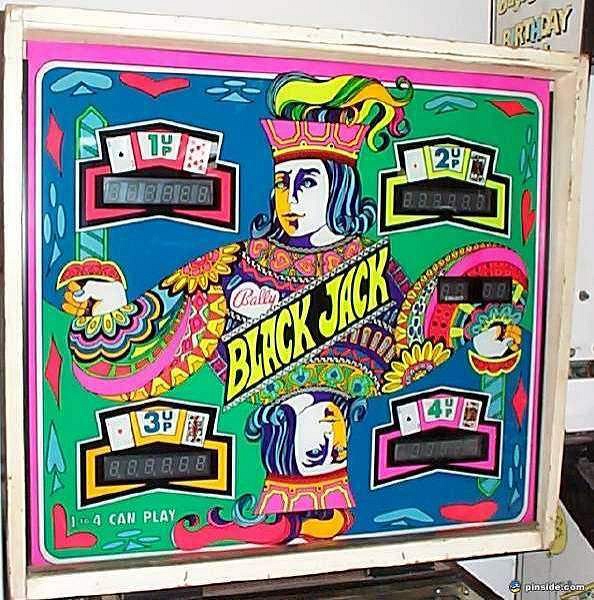 Black Jack is a pinball machine designed by Greg Kmiec and released by Bally in 1977. The theme of the game is inspired by the popular card game Blackjack, featuring artwork by Paul Faris.