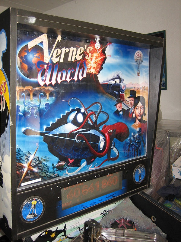 Verne's World is a pinball machine produced by the Spanish company Spinball, inspired by the imaginative worlds of Jules Verne.