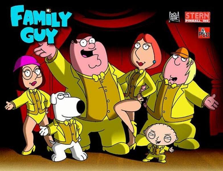 Family Guy is a pinball machine produced by Stern in 2007. It is themed around the popular animated TV series 'Family Guy', featuring characters and elements from the show.
