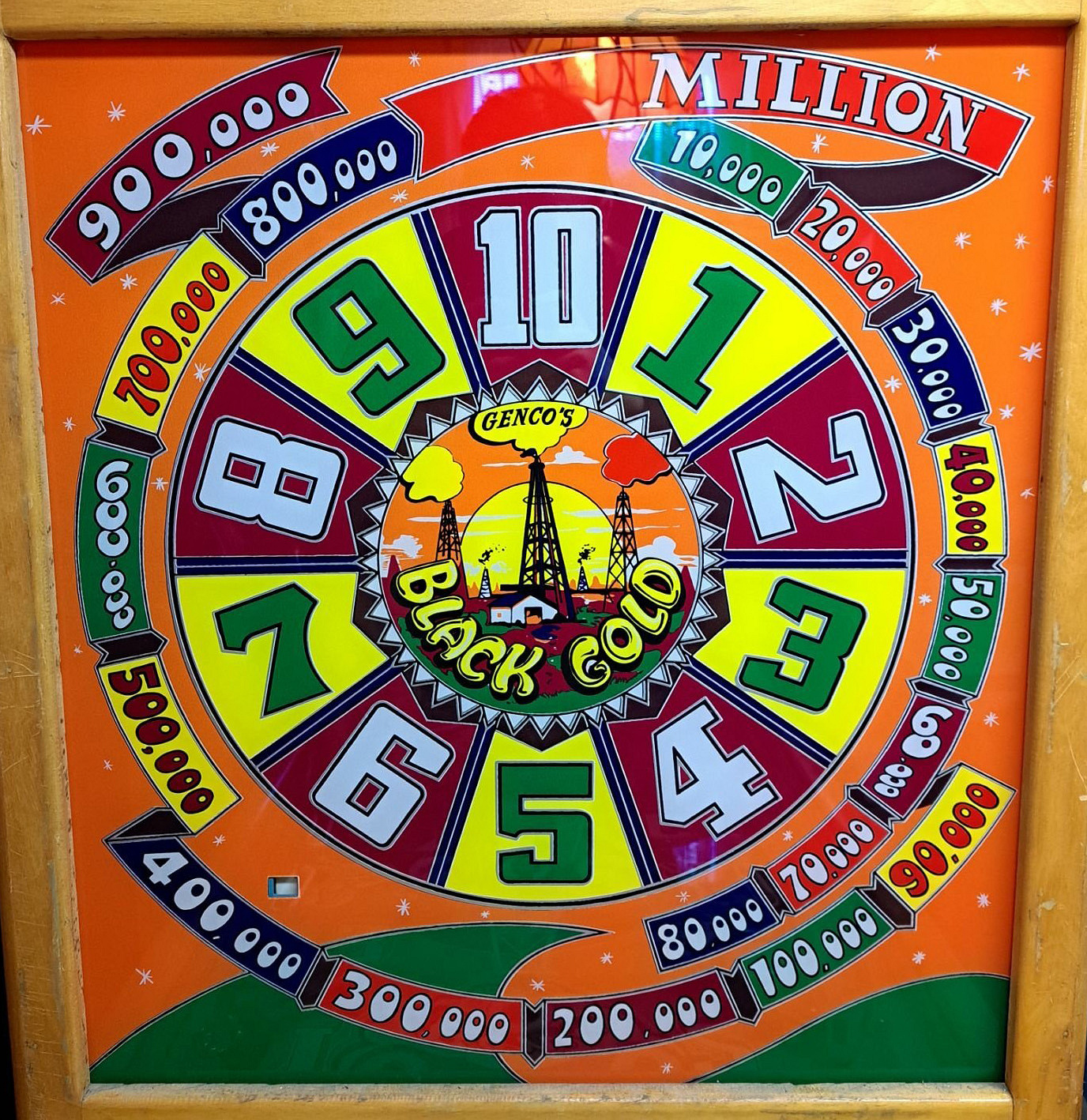 Black Gold is a vintage pinball machine produced by Genco in 1949, known for its classic design and nostalgic appeal.