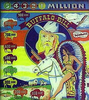 Buffalo Bill is a vintage electro-mechanical pinball machine from Gottlieb, released in 1950. It features a Western theme inspired by the legendary American frontiersman.